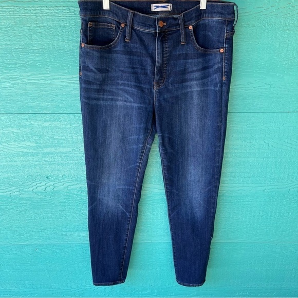 MADEWELL HIGH RISE SKINNY STRETCHY JEANS SIZE 33 - Picture 1 of 7